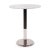 2020s Kenneth Ludwig Chicago Micca White Marble Bistro/Side Table For Sale - Image 5 of 5