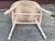 White Vintage 1930s Painted Oak Wood Kidney Shaped Stool For Sale - Image 8 of 8