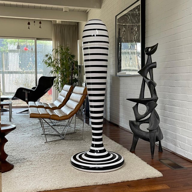 Rare Guido Venturini "Lingam" Vase/Sculpture by Alessi For Sale - Image 12 of 13