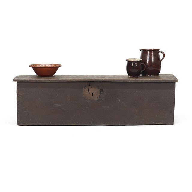 Antique Rustic Farmhouse Spanish Chest in Oak, 1700s For Sale - Image 11 of 14