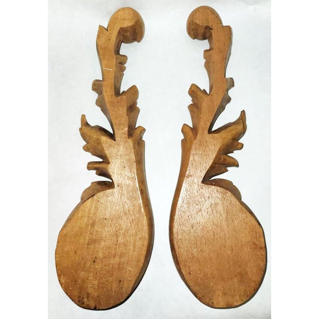 Antique French Walnut Rococo Carvings, a Pair For Sale In West Palm - Image 6 of 9