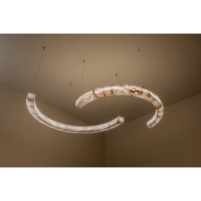 Not Yet Made - Made To Order Kleo Pendant Lamp by United Alabaster For Sale - Image 5 of 11