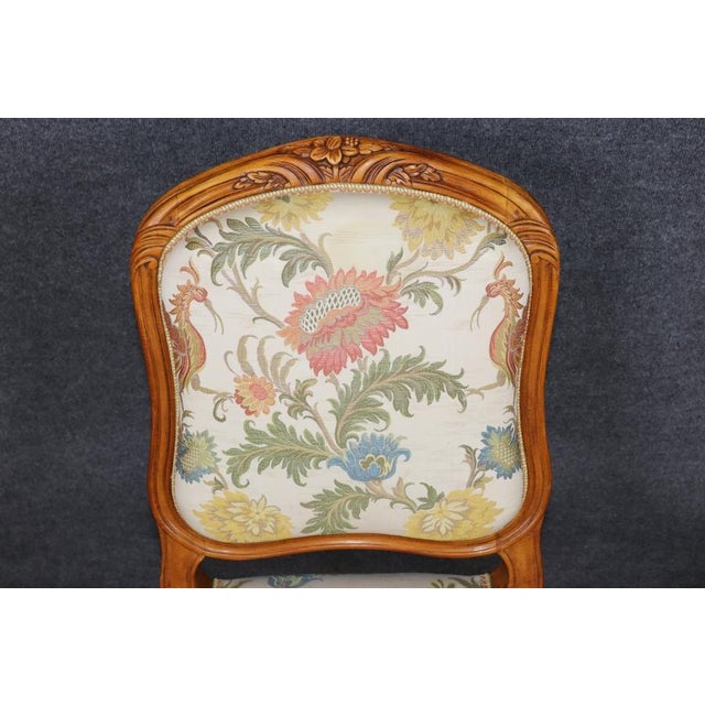 Large Set 24 Antique French Louis XV Style Dining Chairs For Sale - Image 12 of 14