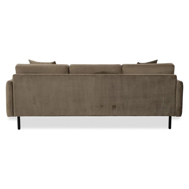 Scandinavia 3-Seater Sofa and Ottoman in Olive Green Upholstery from Bolia, Set of 2 For Sale - Image 13 of 18