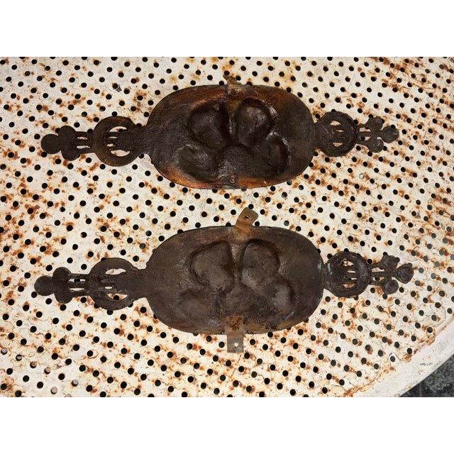 Black Antique Plaques, 1850, Set of 2 For Sale - Image 8 of 9