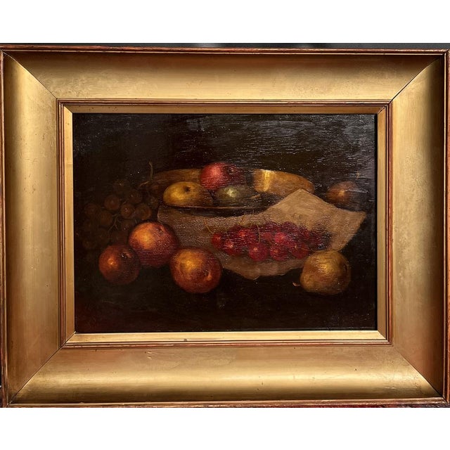Still Life Composition, 1800s, Oil Painting on Board, Framed For Sale - Image 5 of 5