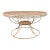 Mid-Century Modern Woodard Sculptura Style Swivel Outdoor Coffee Table For Sale