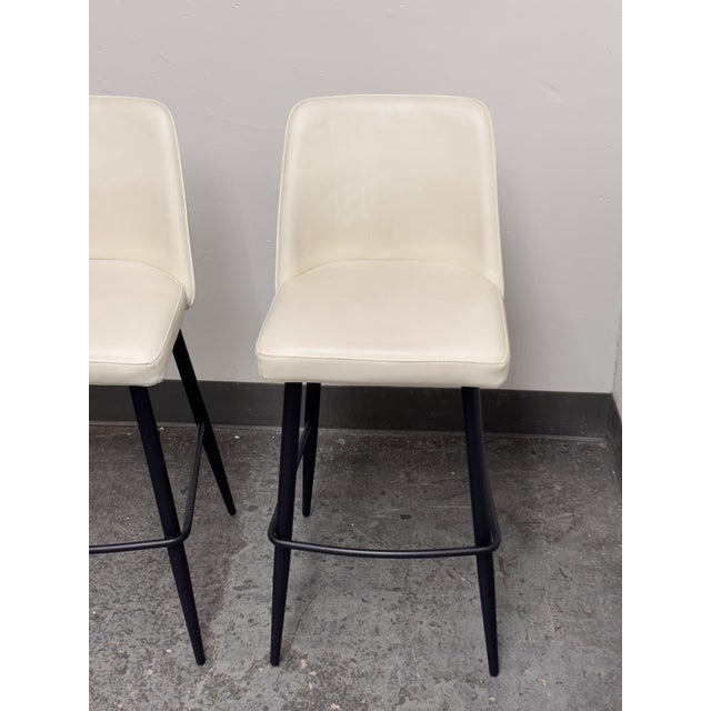 2020s Moe's Home Collection Emelia Contemporary Bar Stools, Pair For Sale - Image 5 of 12