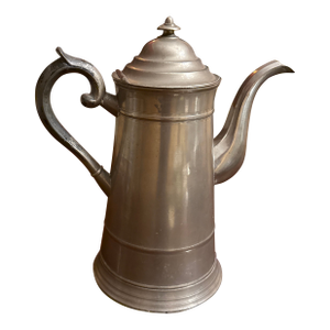 Circa.1825 Early American Rhode Island Pewter Coffee Pot