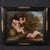 Unknown, Bacchanal of Cherubs and Satyrs, 1680, Oil & Glass, Set of 2 For Sale - Image 11 of 16