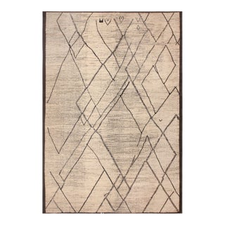 Large Modern Tribal Decorative Area Rug For Sale