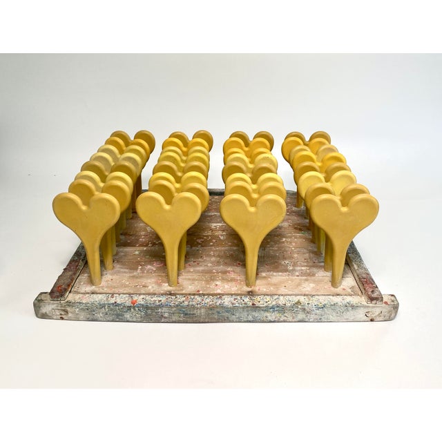 Industrial Giant Hearts Balloon Mold Wall Sculpture For Sale - Image 3 of 6