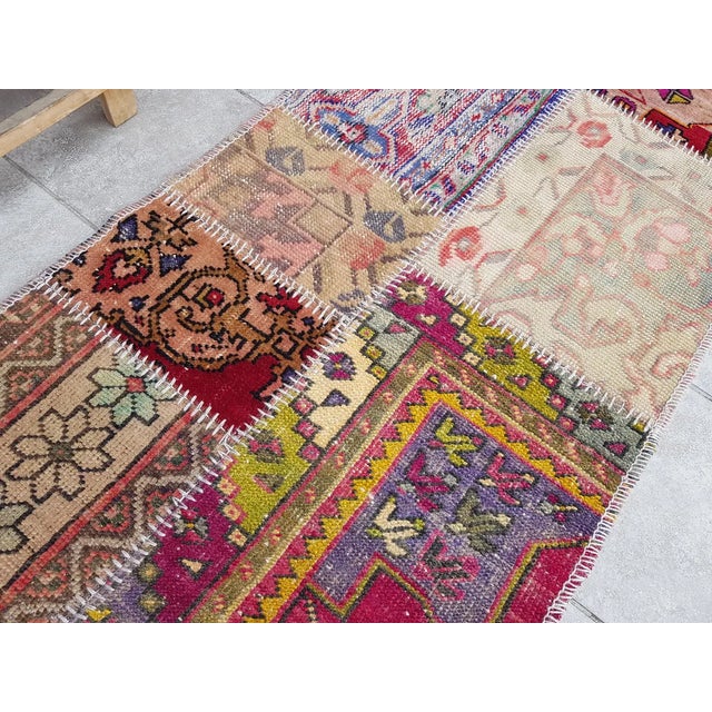 Mid 20th Century Anatolian Kurdish Tribal Wool Runner For Sale - Image 6 of 10