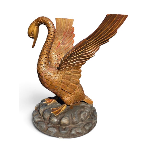 Handmade Italian, Beautiful Swan Center Table Decor. For Sale - Image 10 of 18