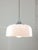 Plastic Space Age White Pendant Lamp from Guzzini, 1960s For Sale - Image 7 of 18
