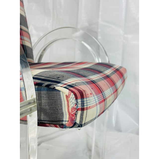 His & Hers Lucite Armchairs by Charles Hollis Jones, Signed & Dated 1972 For Sale - Image 15 of 18