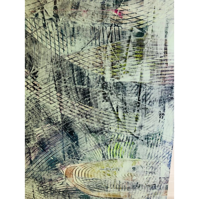 Green Scale Modern Painting by Chul Hyun Ahn For Sale - Image 8 of 11