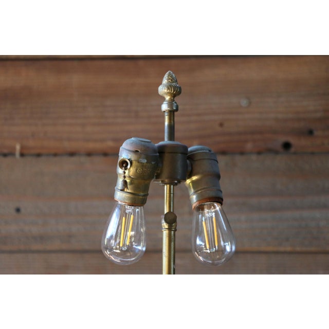 Vintage Italian Carved Wood Pineapple Table Lamps — Pair For Sale - Image 17 of 18