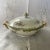 White Antique Covered Bowl and Serving Plate Set For Sale - Image 8 of 11