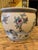 Large Mid-Century Chinese Export Colorful Hand Painted Cranes Flowers Fish Bowl Planter Cachepot For Sale - Image 10 of 12