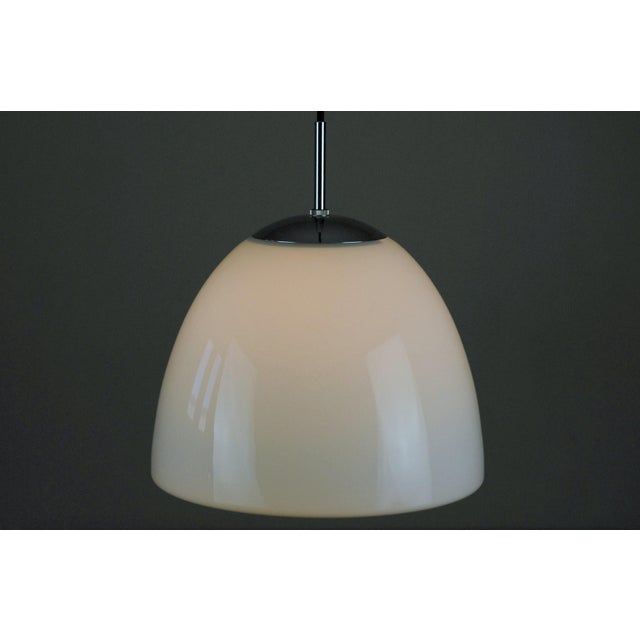 White Delta Clock Pendant Lamps from Louis Poulsen, Denmark, 1967, Set of 2 For Sale - Image 8 of 15