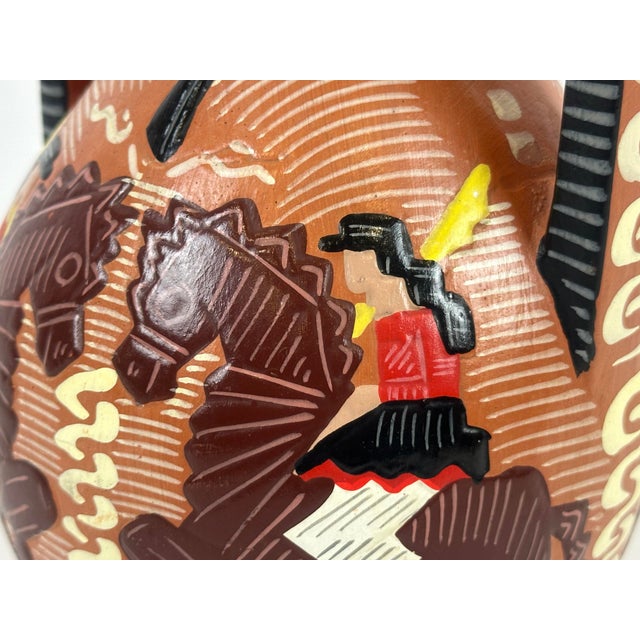 Sardinian Terracotta Amphora attributed to Carmen Nuovo, 1970s For Sale - Image 9 of 14