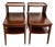 Mid 20th Century Mahogany Side Tables by Mersman - A Pair #7556 For Sale