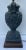 Late 20th Century Plaster Figural Urn Vase Table Lamp on Plinth Wood Base For Sale - Image 5 of 13