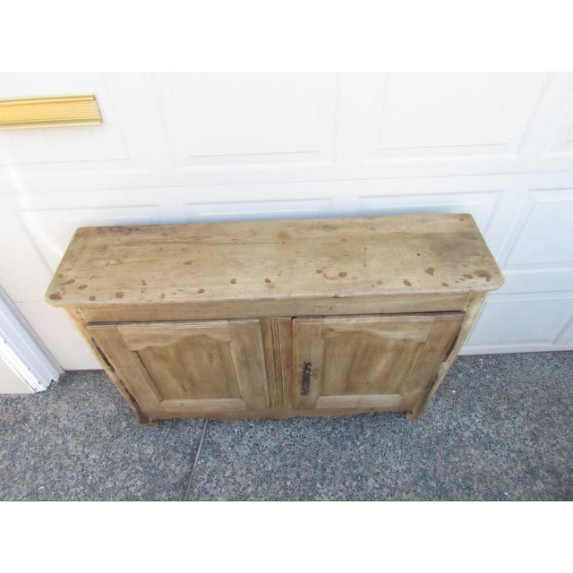 Antique French Weathered Oak Buffet For Sale In San Francisco - Image 6 of 17