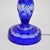 Glass Bohemian Crystal Glass Table Lamp, Vase and Dish, 1910s, Set of 3 For Sale - Image 7 of 14