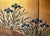 "Rinpa Iris Yatsuhashi" by Taizan, Heisei Era Japanese Painted Byobu Screen For Sale - Image 10 of 18