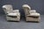 Pair of Leathercraft Inc. Distressed Gray Tufted Leather Recliner Club Chairs For Sale - Image 16 of 18