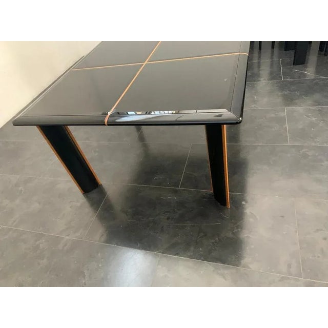 Modern Lacquered Table with Top Glass by Pierre Cardin for Roche Bobois, 1970s For Sale - Image 3 of 10