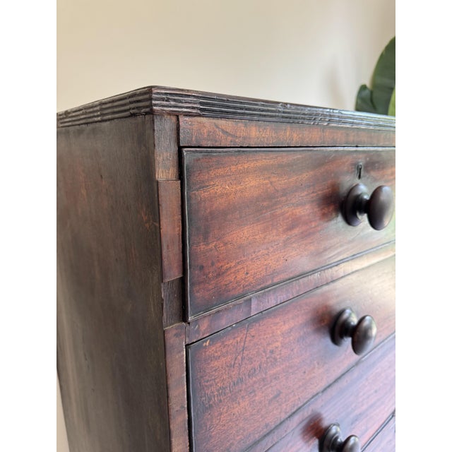 Large Antique Chest of Drawers in Mahogany, 1890s For Sale - Image 9 of 14