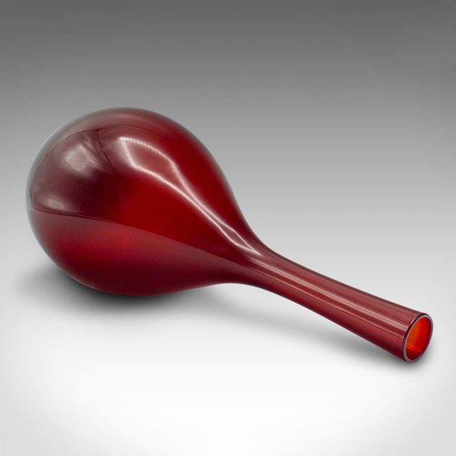 1960's Vintage Narrow Stem Vase For Sale - Image 6 of 10