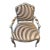 1990s Zebra Armchair For Sale