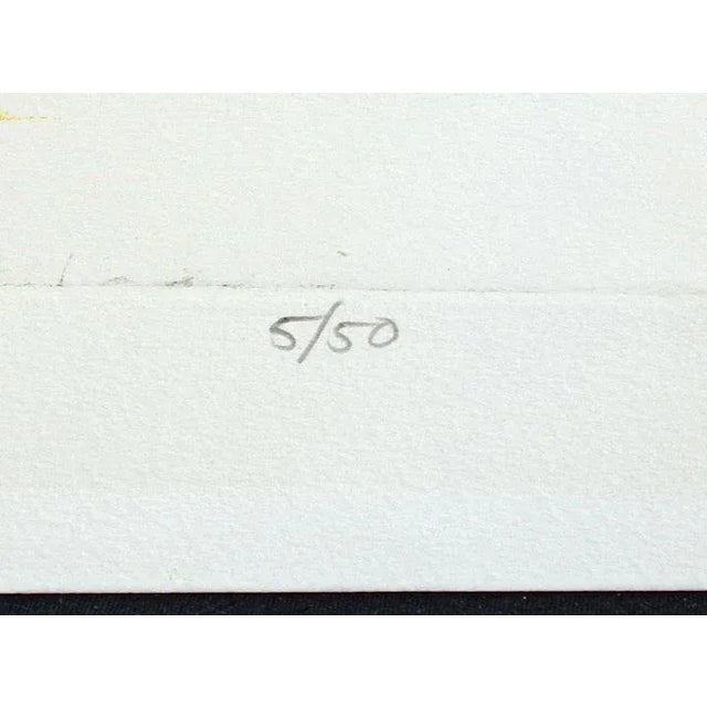 Unframed Limited Edition Etching Art Print. Hand signed by the artist. Paper Size: 21-1/2" x 28-1/2", Image Size: 18" x...