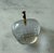 Vintage Apple Shaped Blown Glass Paper Weight For Sale In Austin - Image 6 of 7