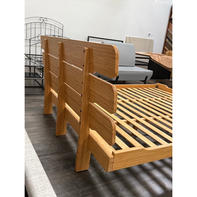 California King Size Greenington Currant Bamboo Platform Bed Frame For Sale - Image 12 of 12