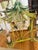 Chartreuse Mid-20th Century Coastal Chinoiserie Regency Pagoda Tole Faux Bamboo Chandelier For Sale - Image 8 of 10