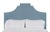 Nadine King Headboard, Blue Velvet For Sale