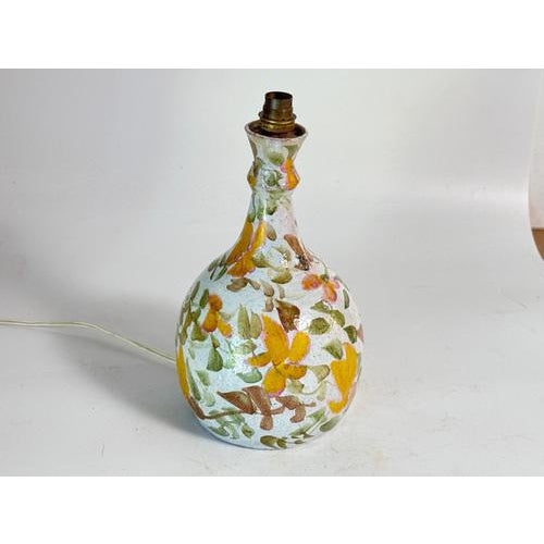 Glazed Ceramic Table Lamp by Jean Jacque Laurent, 1950s For Sale - Image 10 of 14