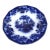 Vintage Flow Blue Plate For Sale