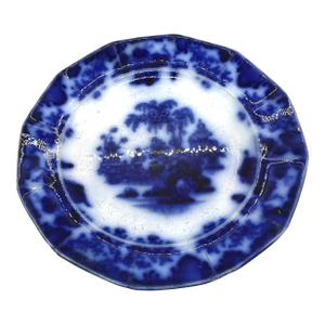 Vintage Flow Blue Plate
