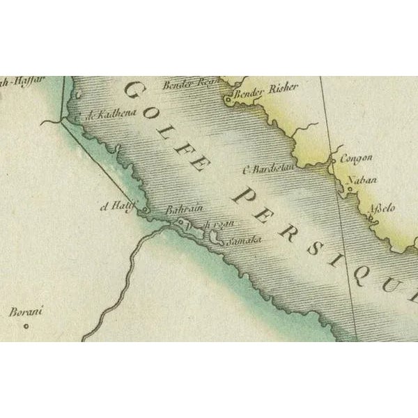 Antique Map of Asian Turkey and Levant and Mesopotamia by Tardieu, 1802 For Sale - Image 3 of 7