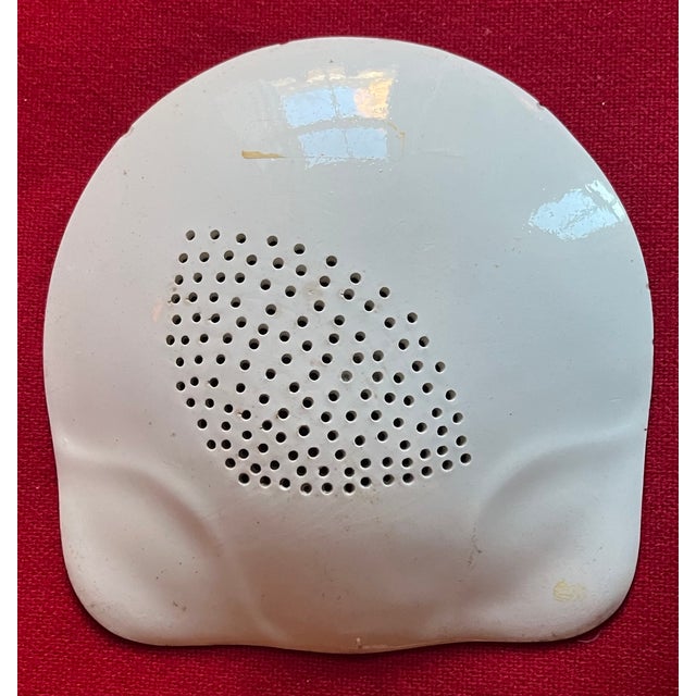 19th Regency Creamware Dairy Skimmer or Strainer for Cream For Sale In New York - Image 6 of 7