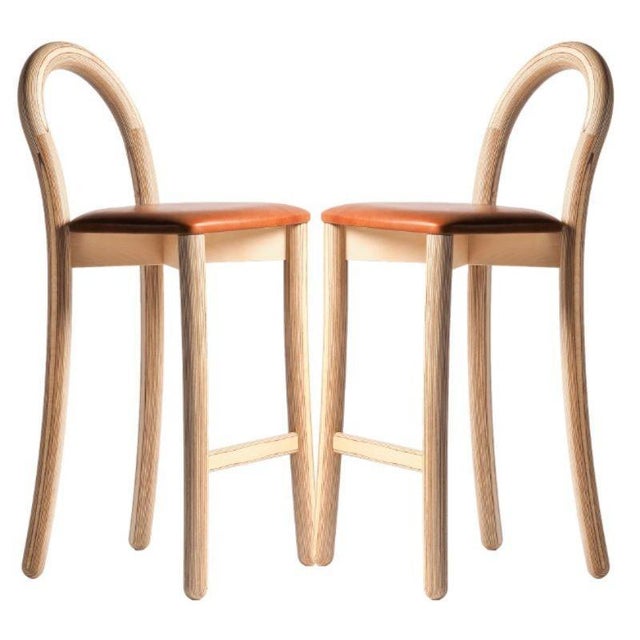 Goma Bar Chairs by Made by Choice, Set of 4 For Sale - Image 13 of 15