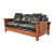 L. & J. G. Stickley Mission Oak Arts & Crafts Bow Arm Sofa For Sale