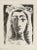 Modern 1971 After Pablo Picasso Jacqueline en Mariée De Face Photolithograph For Sale - Image 3 of 3