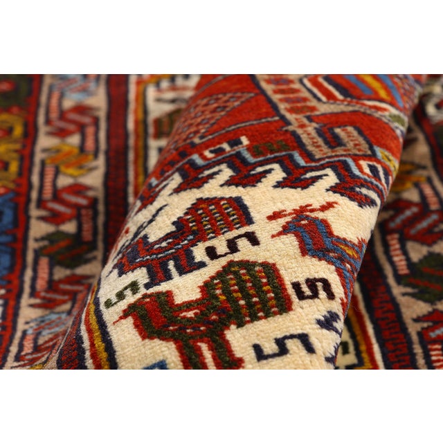 Vintage Persian Shiraz Rug Runner, 03'01 X 28'01 For Sale In Dallas - Image 6 of 10